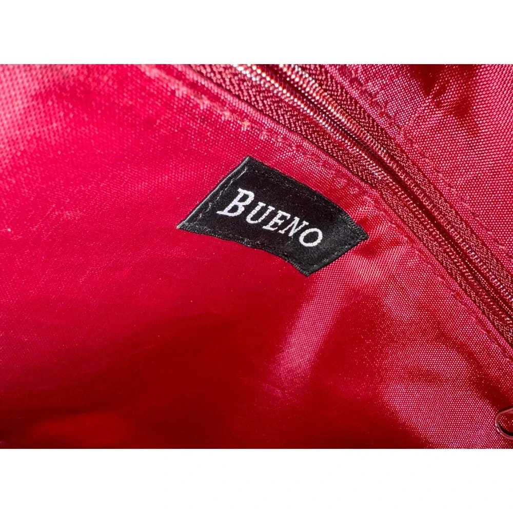 Bueno‎ Floral Embroidered Suede Shoulder Bag